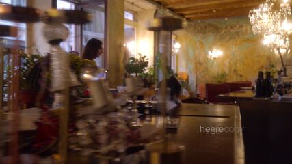 Ukrainian Beach Babe Gets Wet